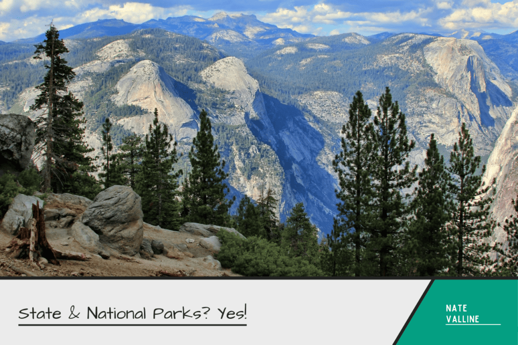 state & national parks? yes!