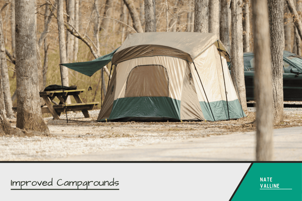 improved campgrounds