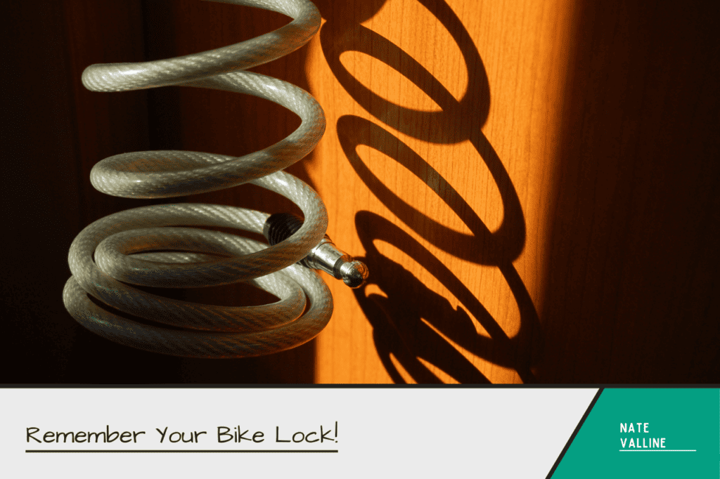 hanging bike lock