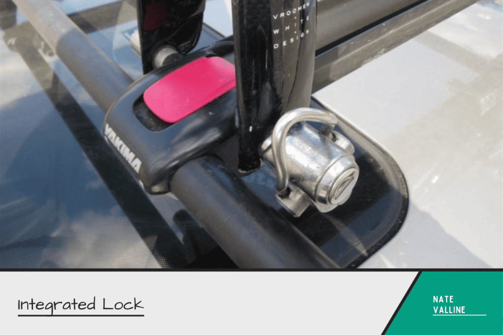 integrated bike lock