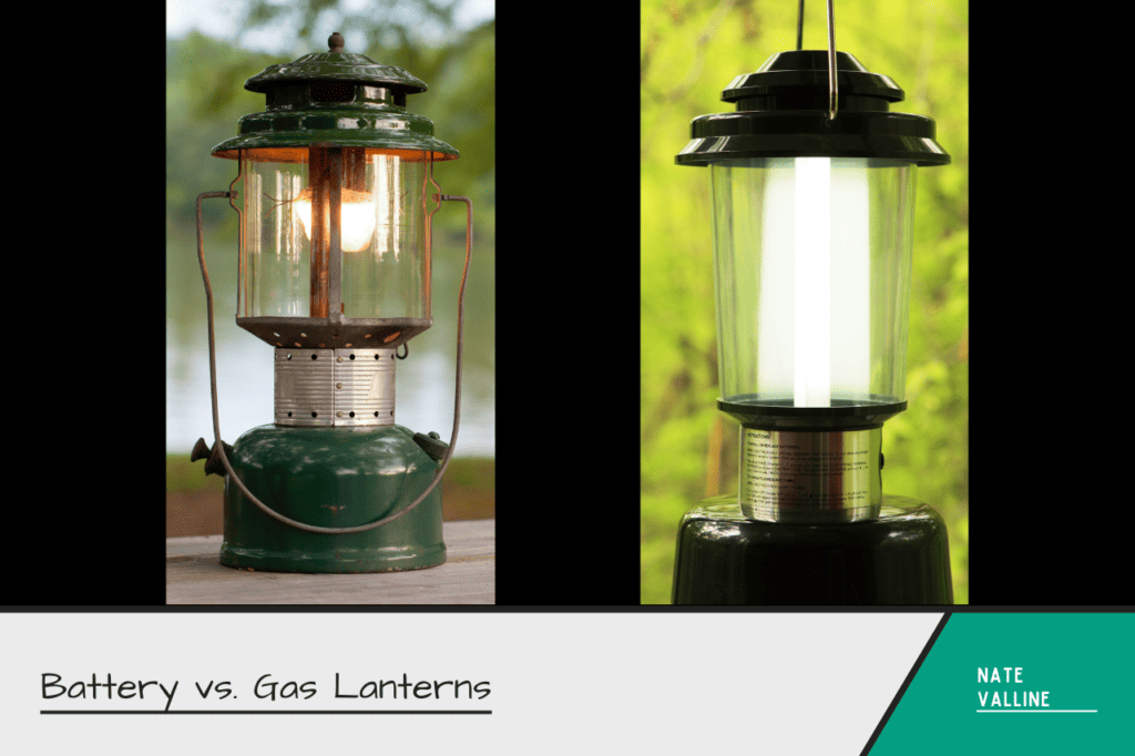 battery vs gas camping lanterns